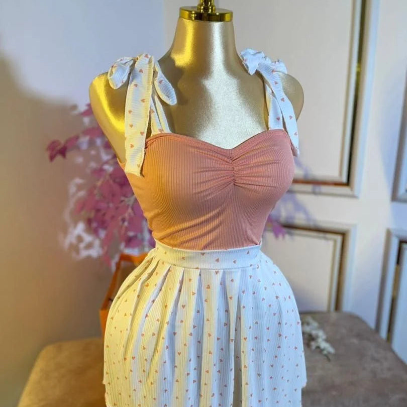 Bustier Jupe Coeur